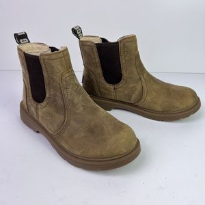 UGG Kid's Bolden Chelsea Boots Size 3 Brown Waterproof Distressed  Never Worn